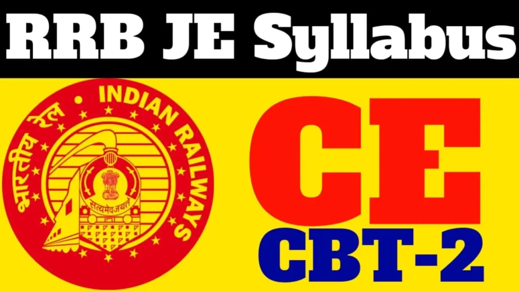 RRB JE Syllabus Civil Engineering PDF RRB JE Civil Engineering