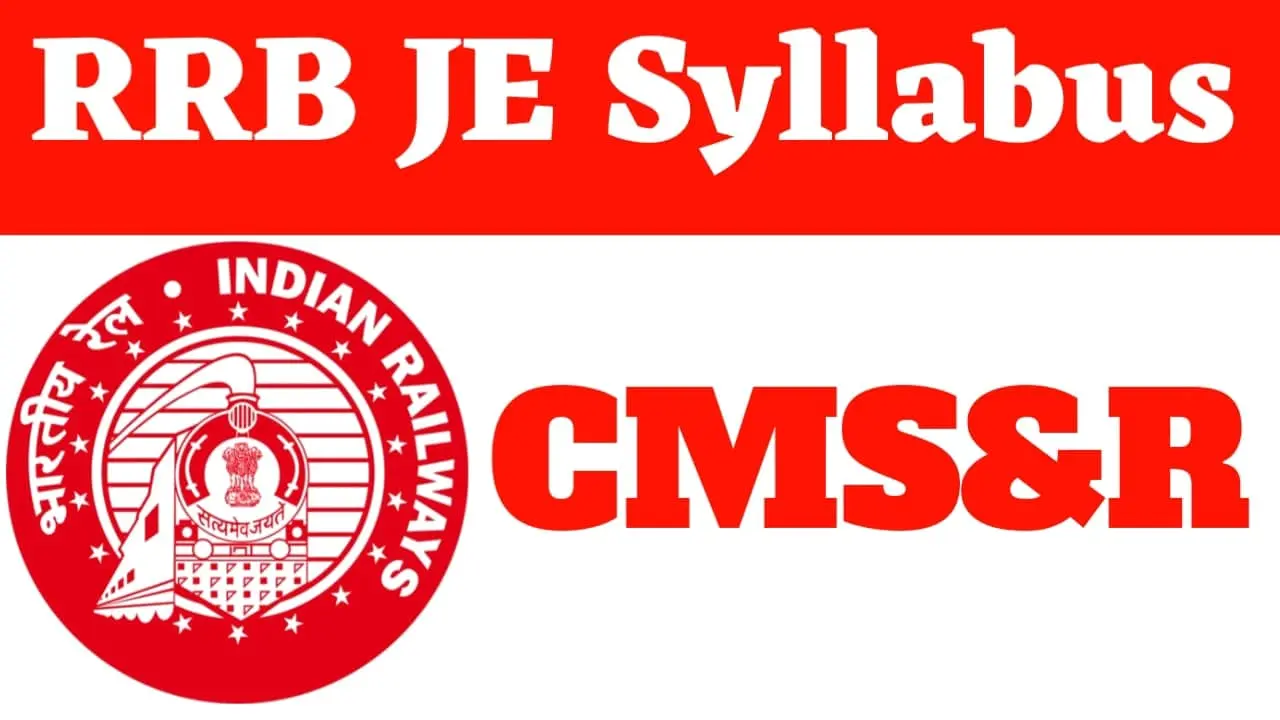 RRB Syllabus Chemical and Metallurgical Supervisor 2024