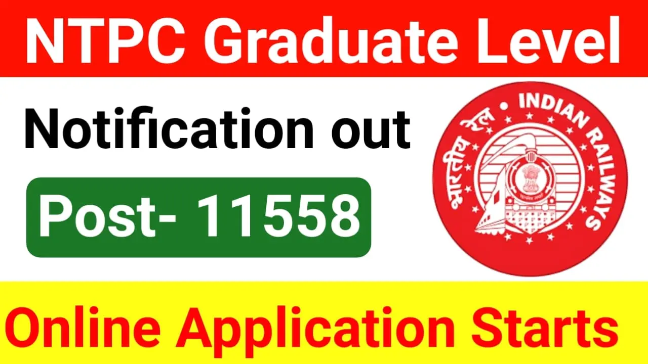 RRB NTPC Graduate Level Recruitment 2024