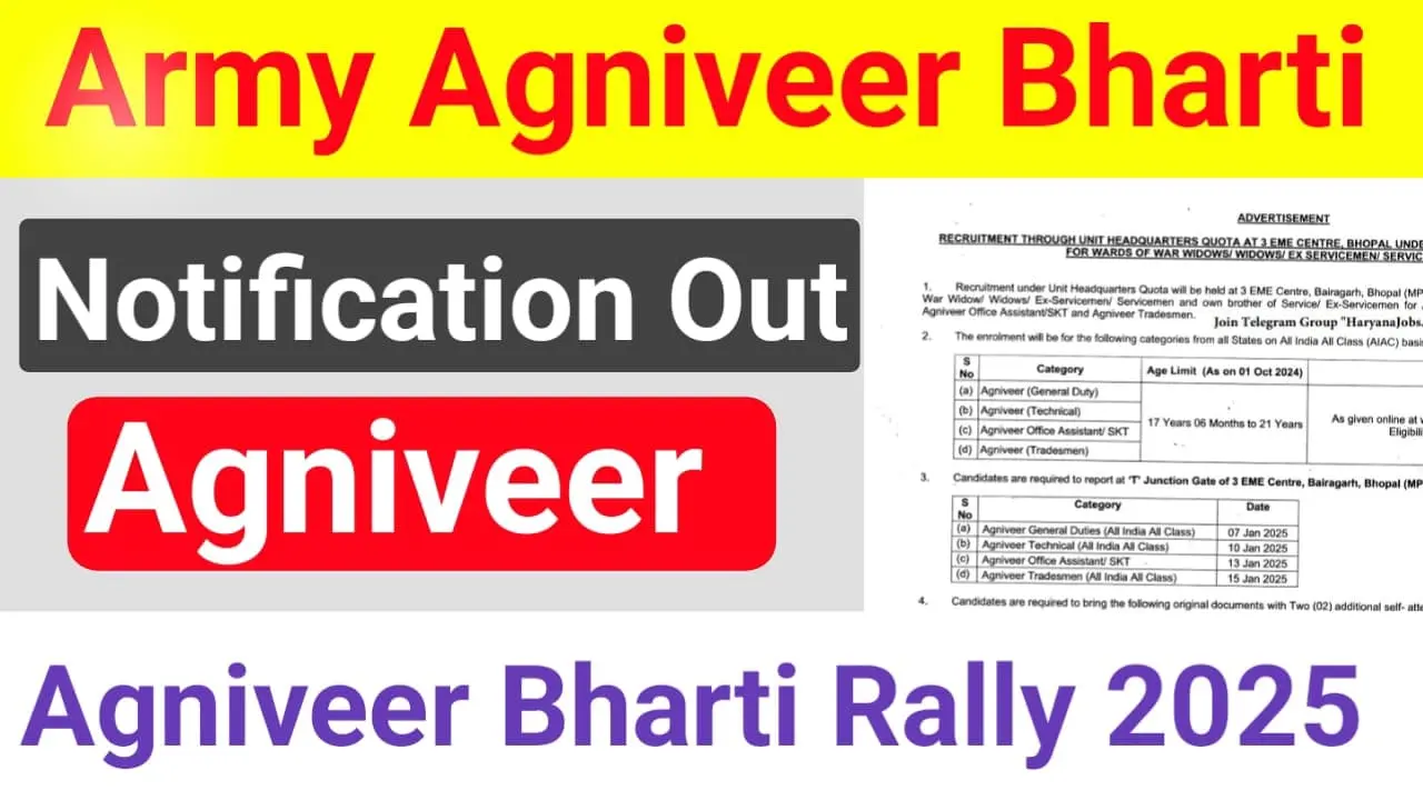 Army Agniveer Relation Bharti 2025