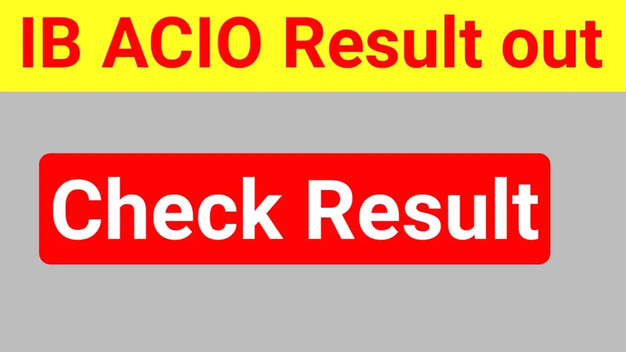 IB ACIO Technical Result