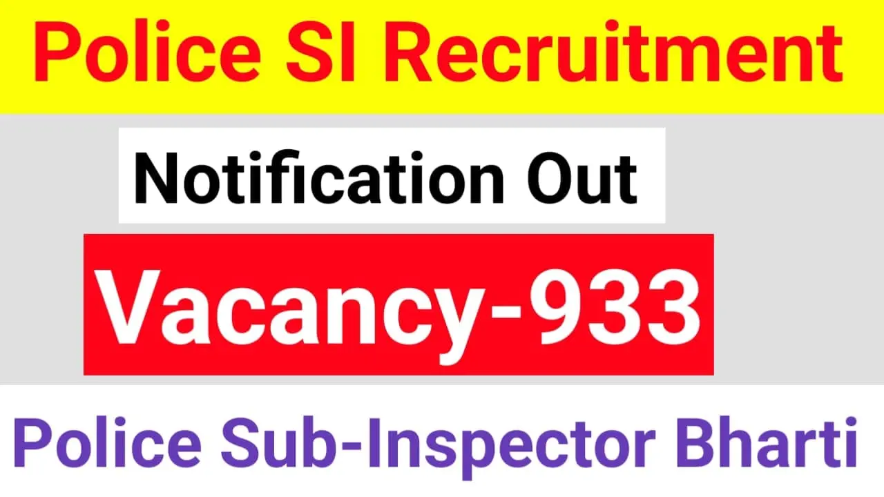 Odisha Police SI Recruitment 2024