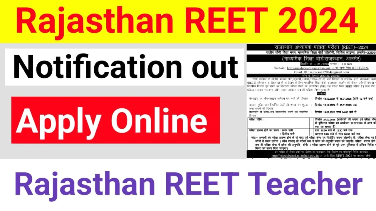 Rajasthan REET 2024