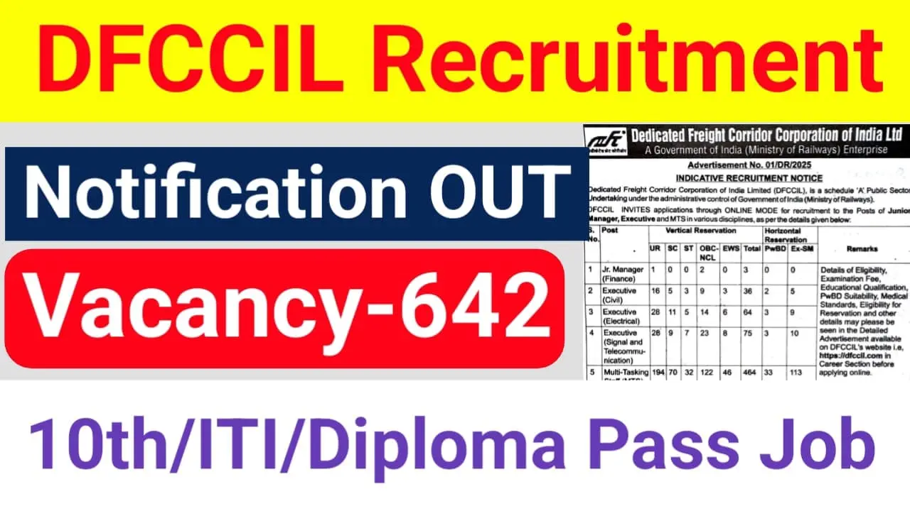 DFCCIL Recruitment 2025