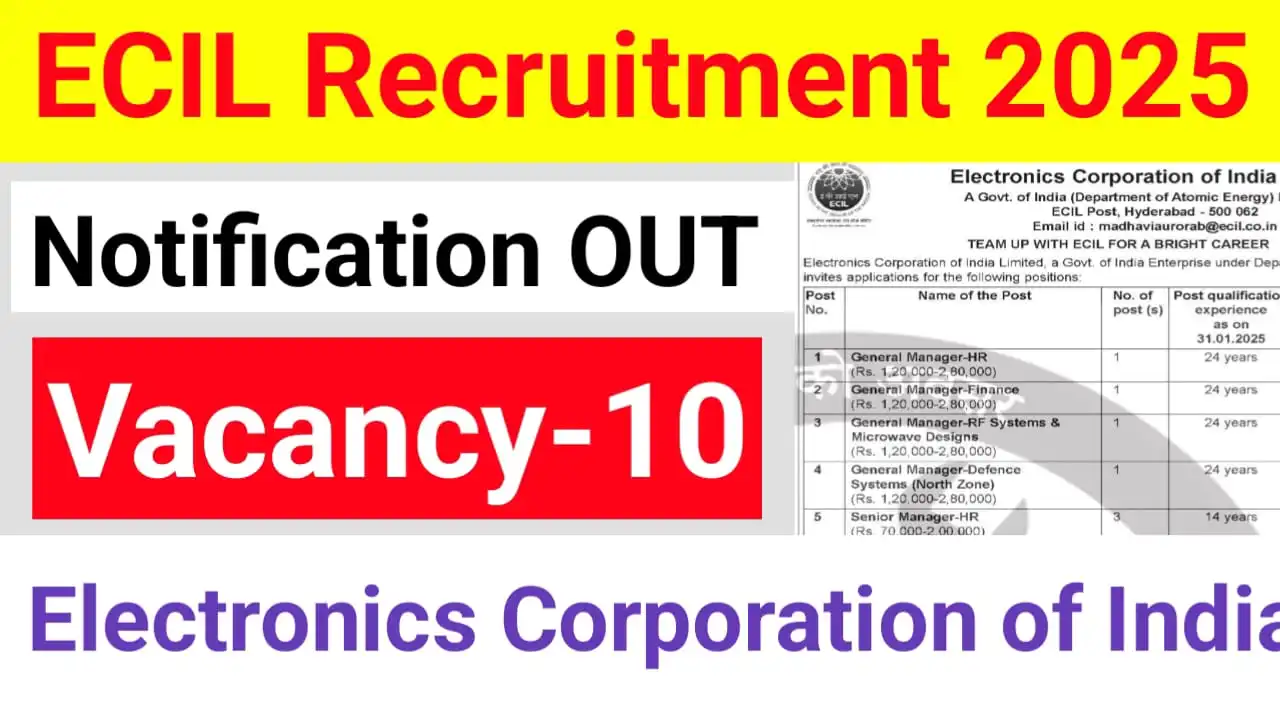 ECIL Recruitment 2025