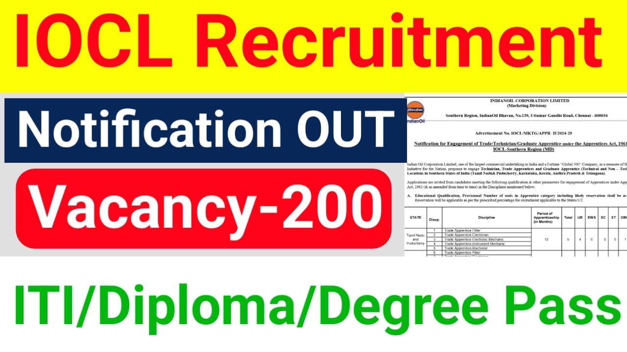 IOCL Recruitment 2025