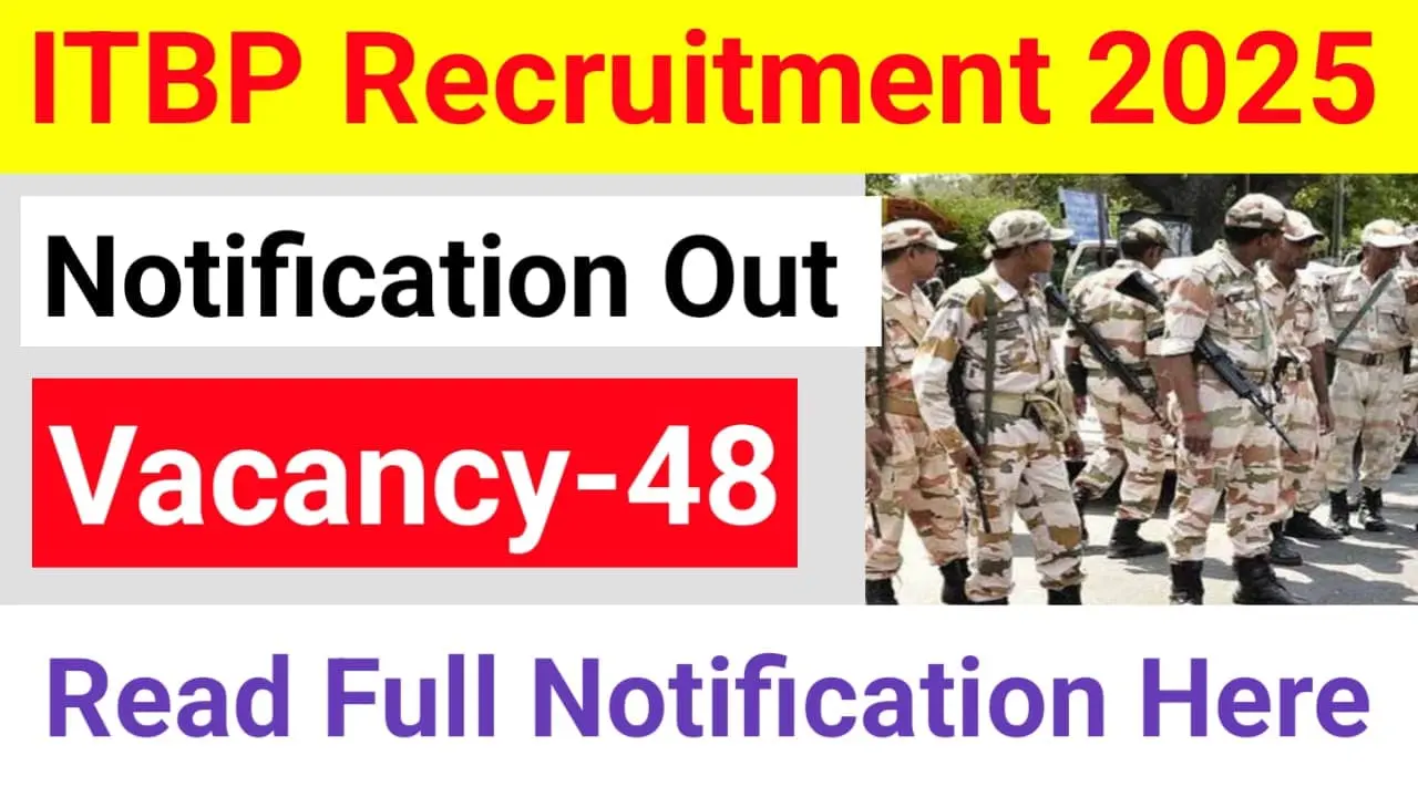 ITBP Recruitment 2025