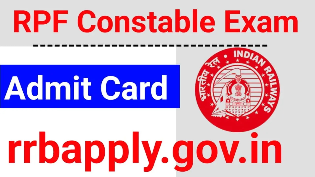 RPF Constable Admit Card 2025