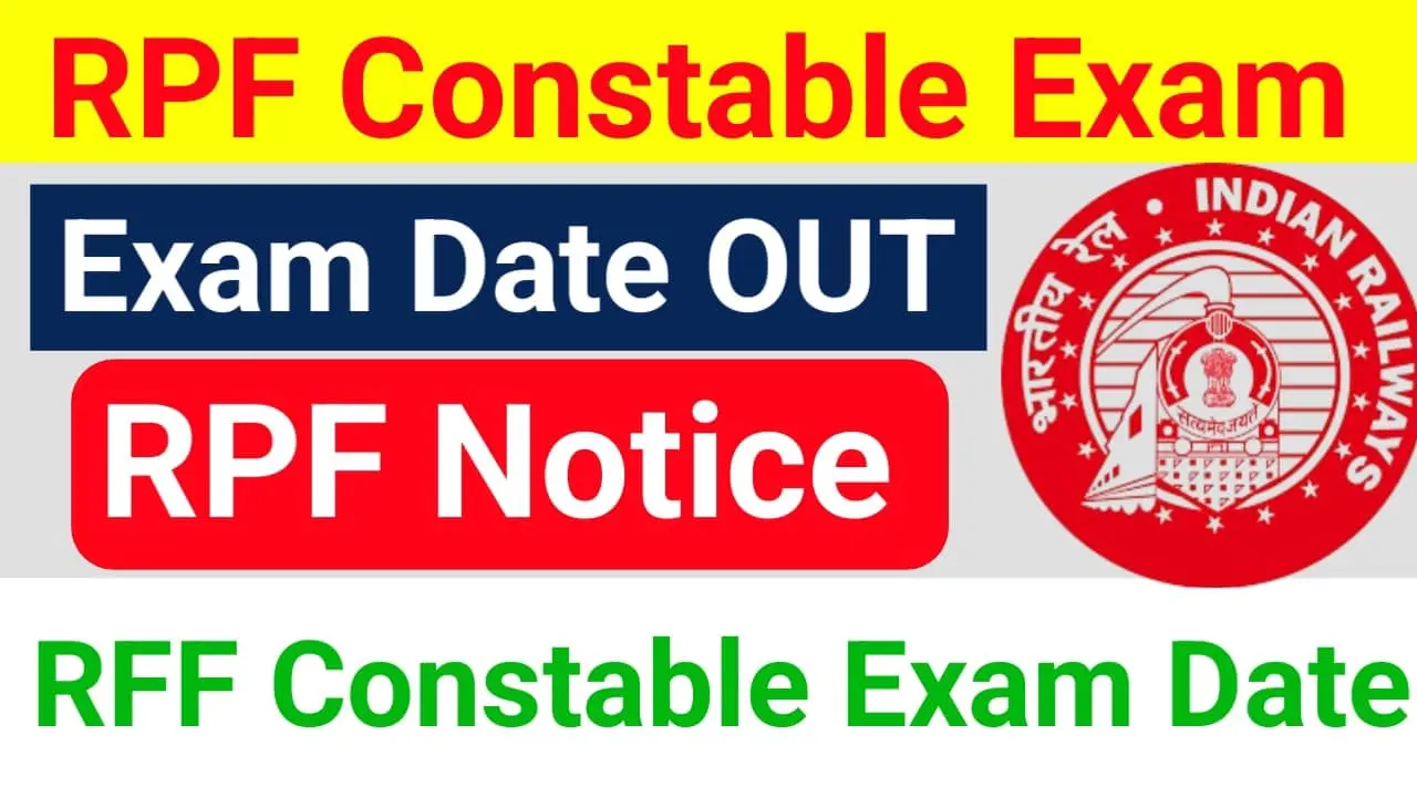 RPF Constable Exam Date 2025