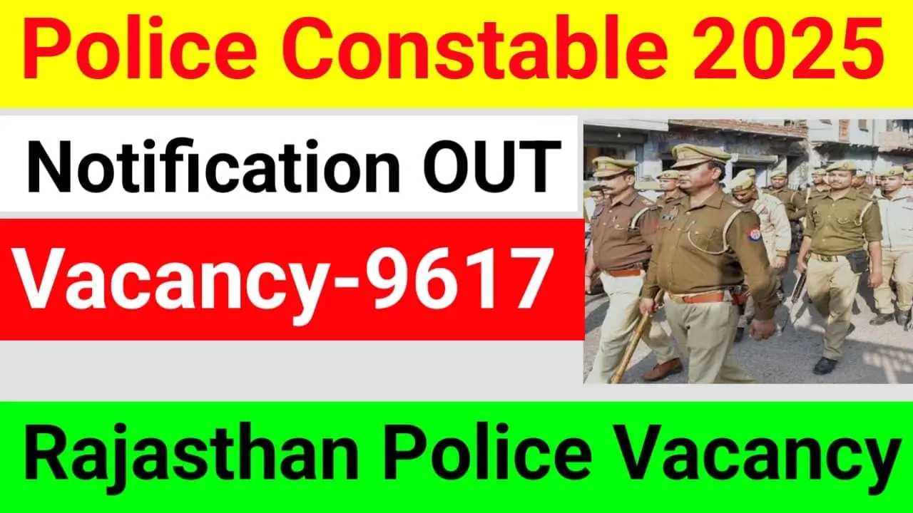 Rajasthan Police Constable Vacancy 2025