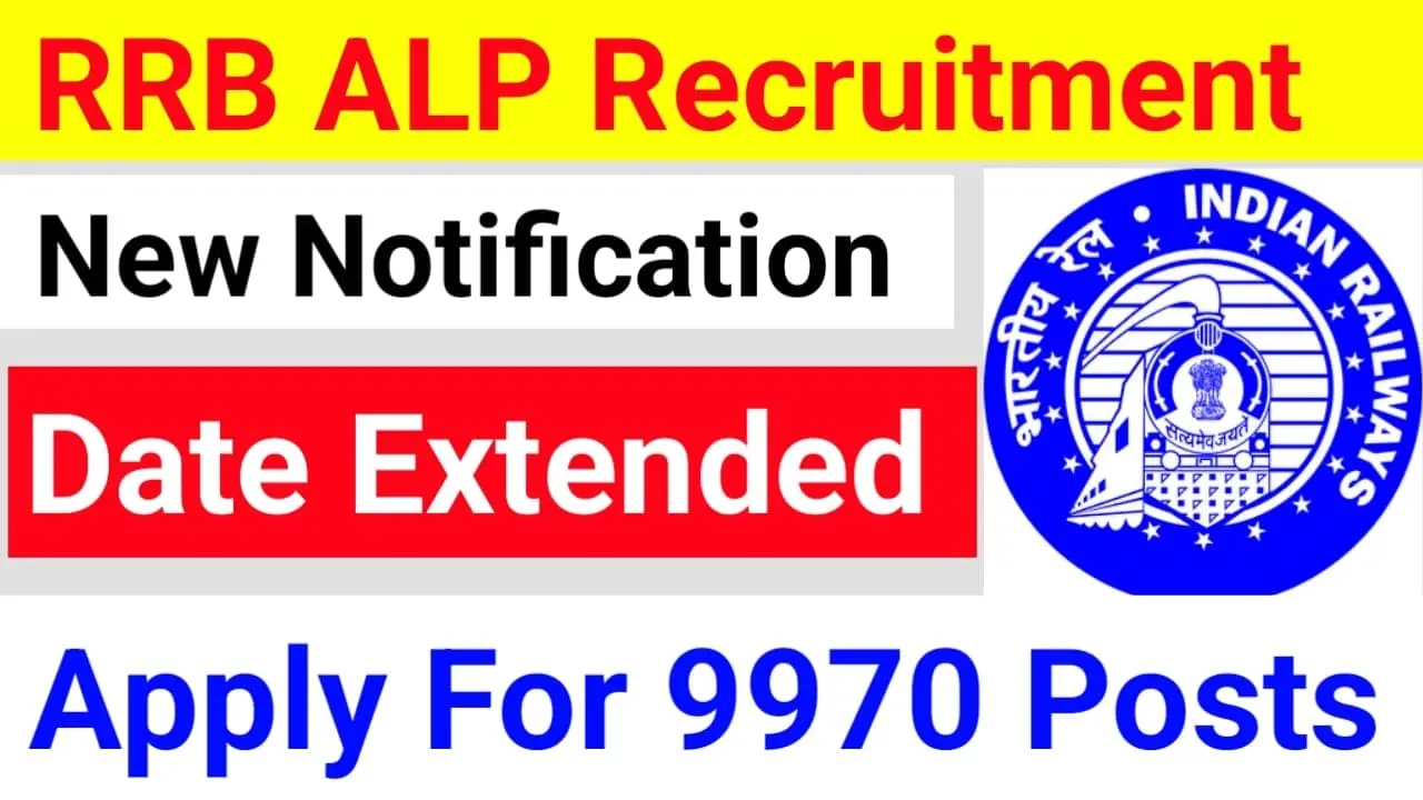 RRB ALP Recruitment 2025 Date Extended
