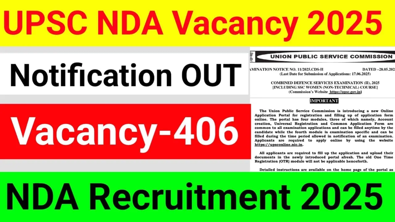 UPSC NDA NA II Recruitment 2025