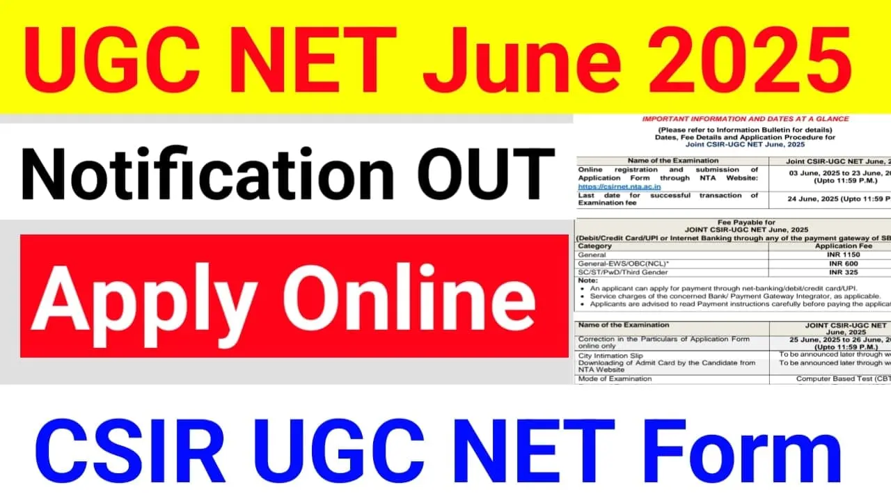 CSIR UGC NET June 2025