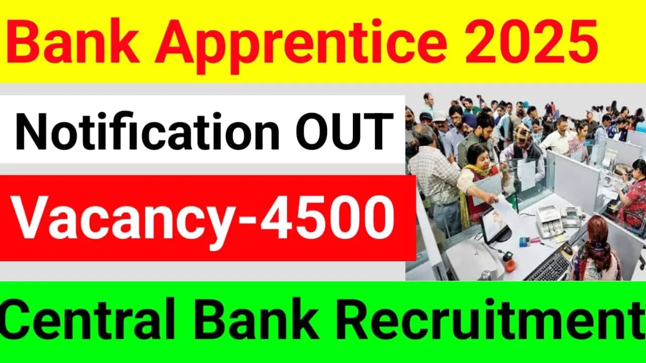 Central Bank Apprentice Recruitment 2025
