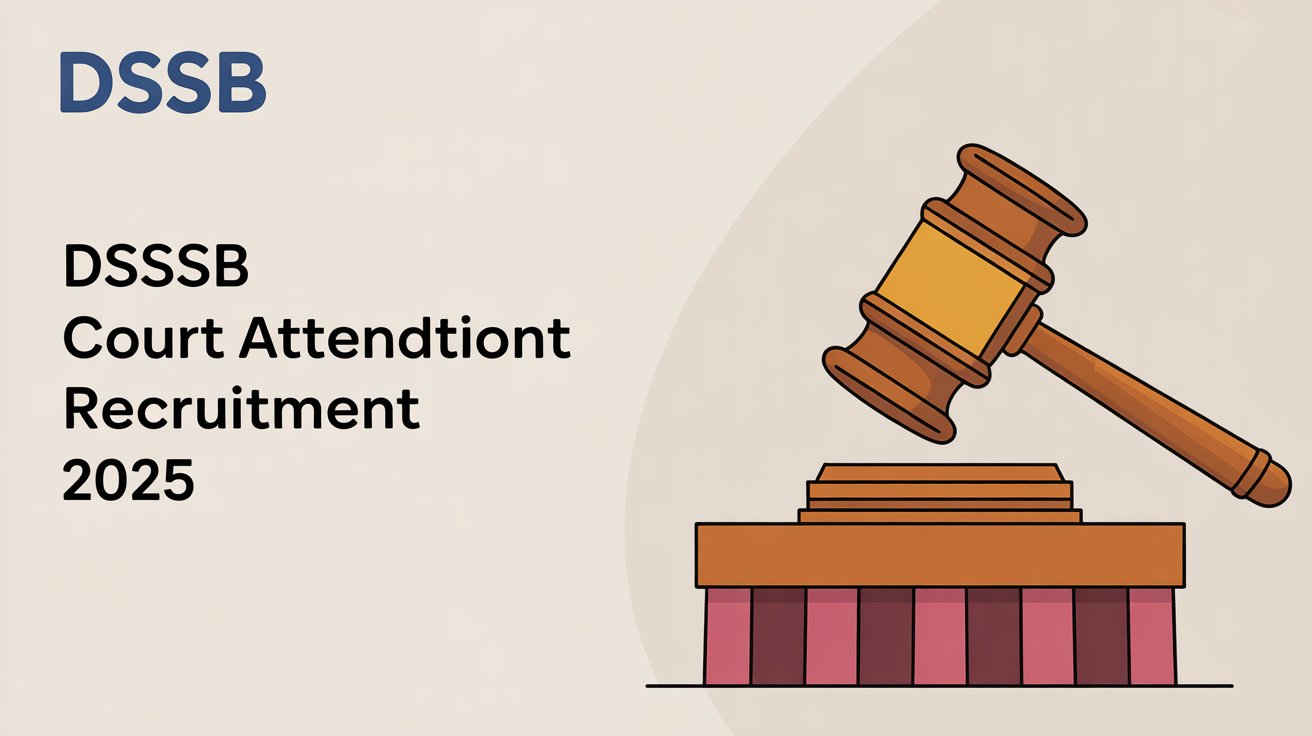 DSSSB Court Attendant Recruitment 2025